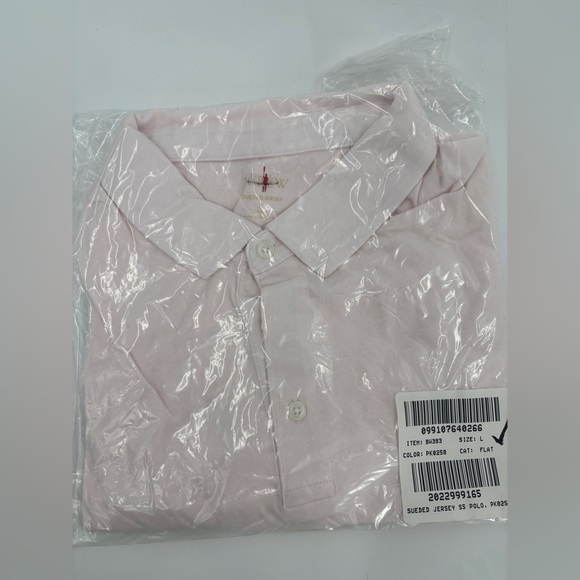 J.Crew Sueded cotton polo shirt Shell Pink - Picture 5 of 6